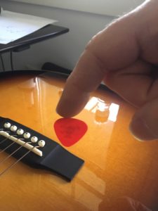 Gorilla Snot helps you hold onto picks